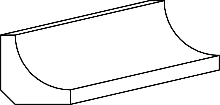 Inside Corner Moulding 3\4 H X 3\4 D X 96 L - Sierra Stain by Legend