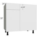 Blind Base 36-39 W X 34-1/2 H X 24 D (installs at 36-39 wide) - Illume Tuscany by Fabuwood