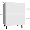 Base 2 Drawer 33 W X 34-1/2 H X 24 D - Catalina by Fabuwood