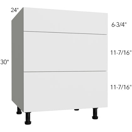 Base 3 Drawer 21 W X 34-1/2 H X 24 D - Catalina by Fabuwood