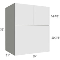 Wall Microwave 30 W X 36 H X 21 D (cut out max 28 x 19-3/4) - Illume Tuscany by Fabuwood