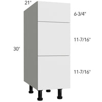Vanity 3 Drawer Base 12 W X 34-1/2 H X 21 D - Catalina by Fabuwood