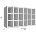 Wine Rack w/18 cubes 30 W X 18 H X 12 D - Catalina by Fabuwood