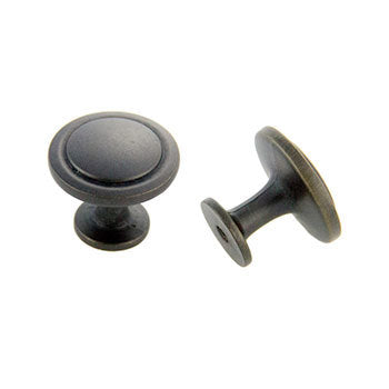Pride Industrial Traditional Collection Knob Weathered Black 1-1/4" Diameter, Multiples of 250