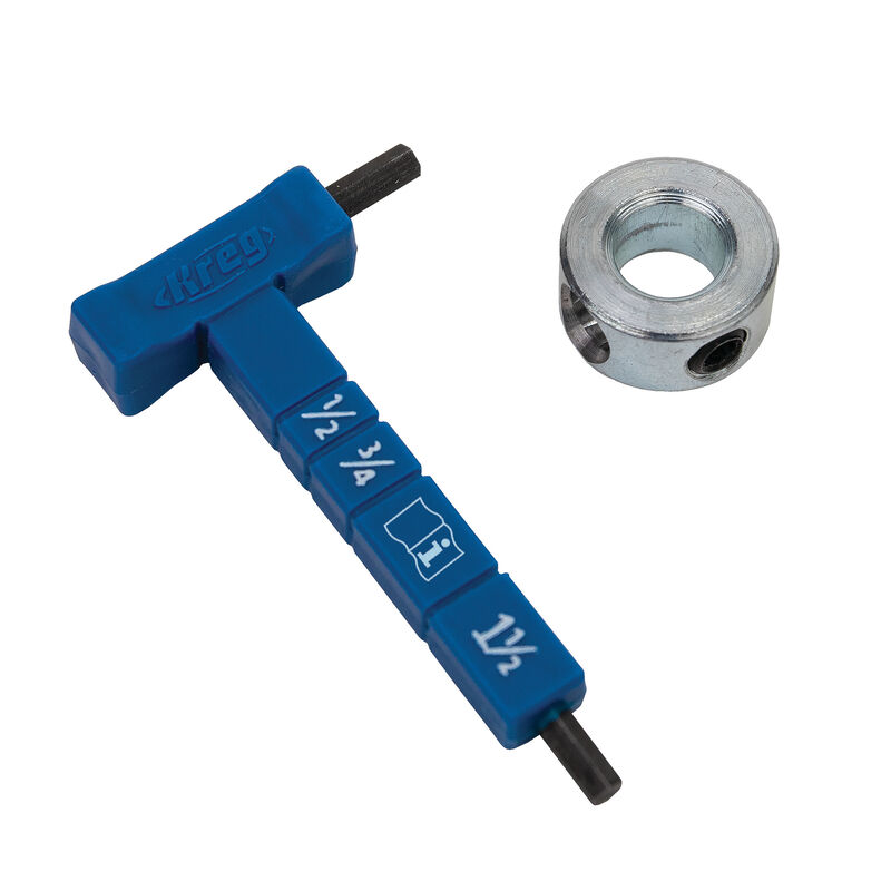 Kreg Easy-Set Depth Gauge / Depth Collar / Hex Wrench