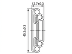 KV 6400 Series Stainless Steel Side Mount Full Extension Slide 100 lbs Capacity 14" Length