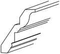 Crown Moulding Large Traditional 3-1\2 H X 3 D X 96 L - Dover by JSI