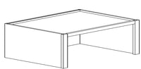Open Locker Lower 36 W X 16-1\2 H X 21 D - Sierra Stain by Legend
