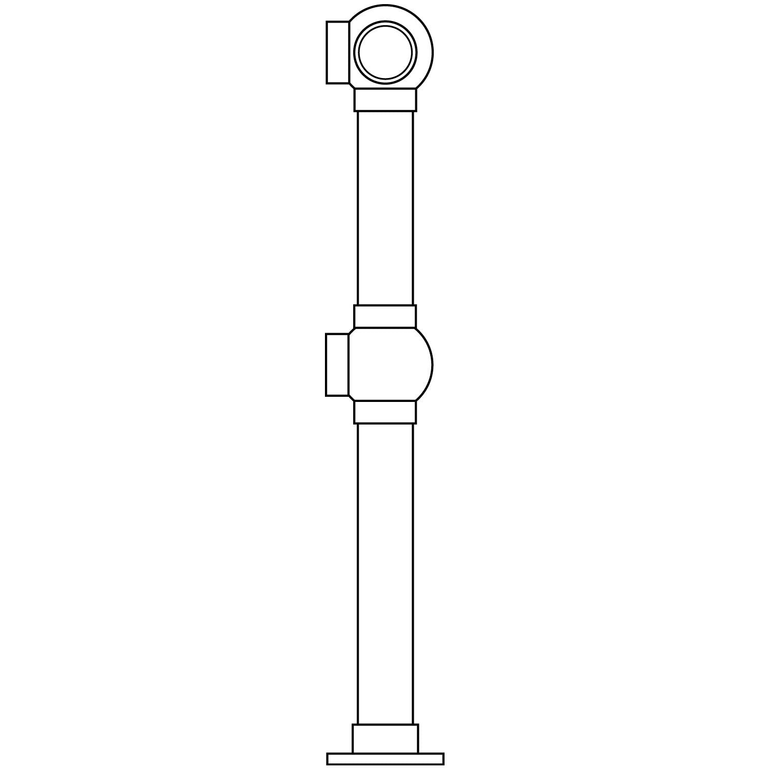 Double Ball Corner Post