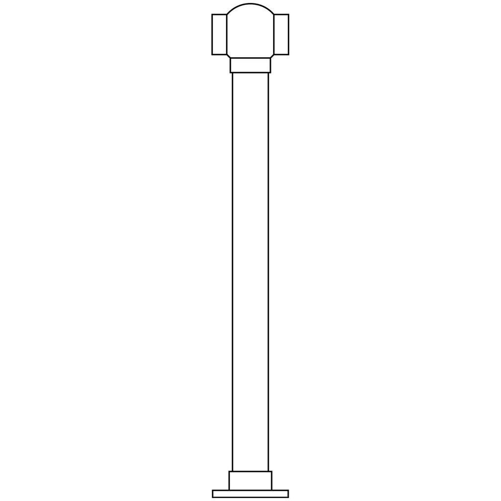 Single Ball Center Post