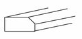 Shaker Light Rail Moulding 3\4 H X 1-1\2 D - Upton Slab by JSI