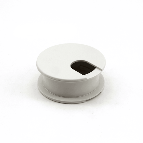 Sugatsune Round Double Sided Adjustable Cable Grommet White For 25-40 mm Door Thickness