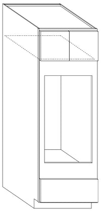 Double Oven Cabinet 33 W X 84 H X 24 D - Doric by TA Cabinetry