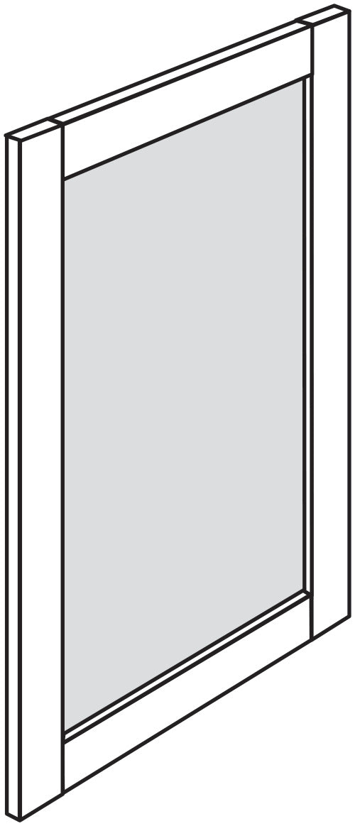 Vanity Mirror 36 W X 30 H - Frontier Shaker by Horning