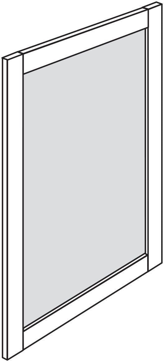 Mirror 30 W X 36 H - Trenton Slab by JSI