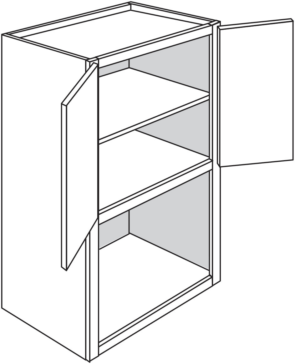 Wall Microwave 30 W X 42 H X 18 D - Dover by JSI