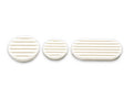 White Plastic Ventilator 45 x 90 mm