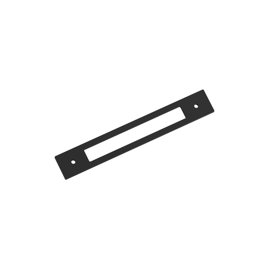 Amerock Medora Backplate 6-5/16" Center To Center, Matte Black