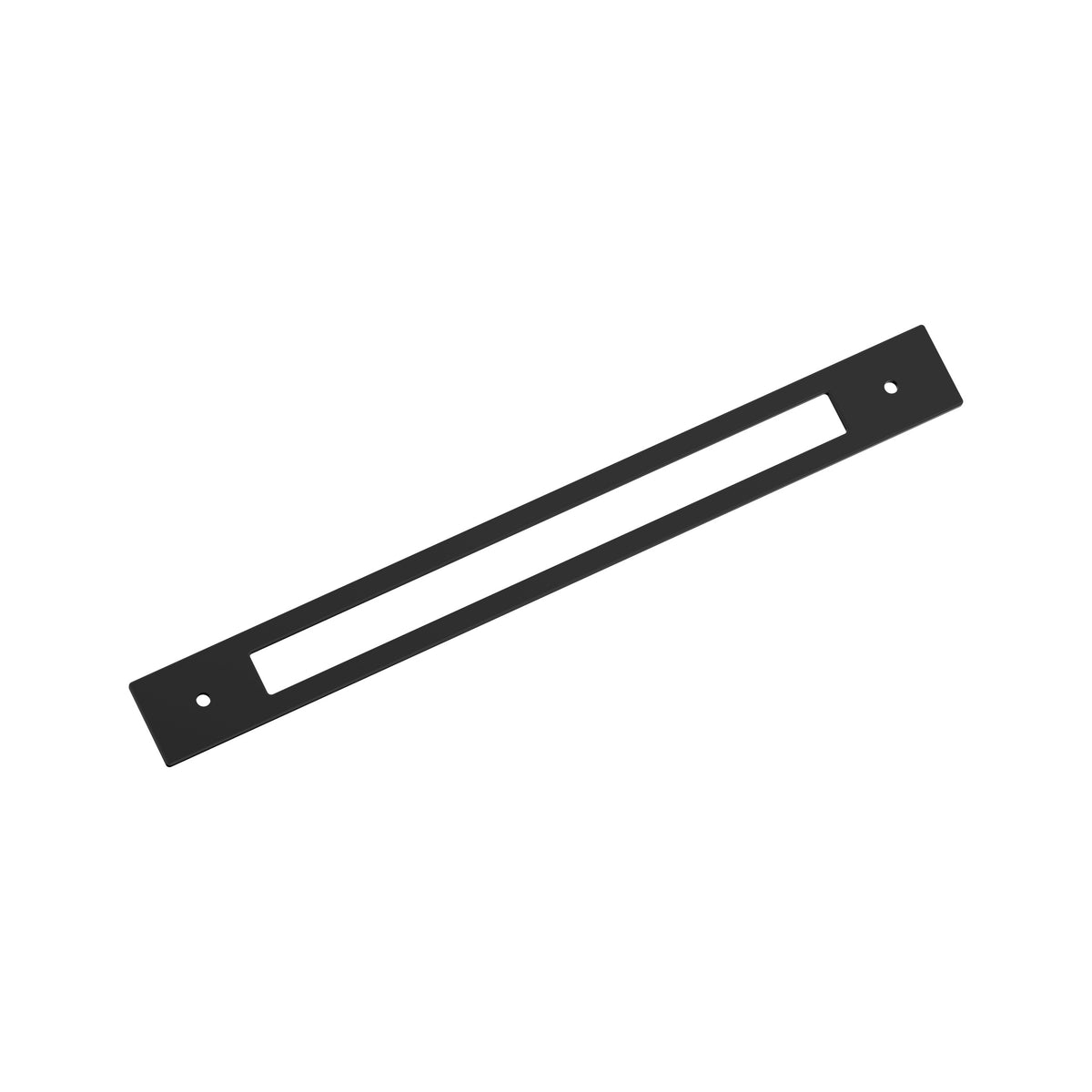 Amerock Medora Backplate 12 in. Center-to-Center, Matte Black