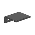 Amerock Streamline II Edge Pull Matte Black 1" Center to Center