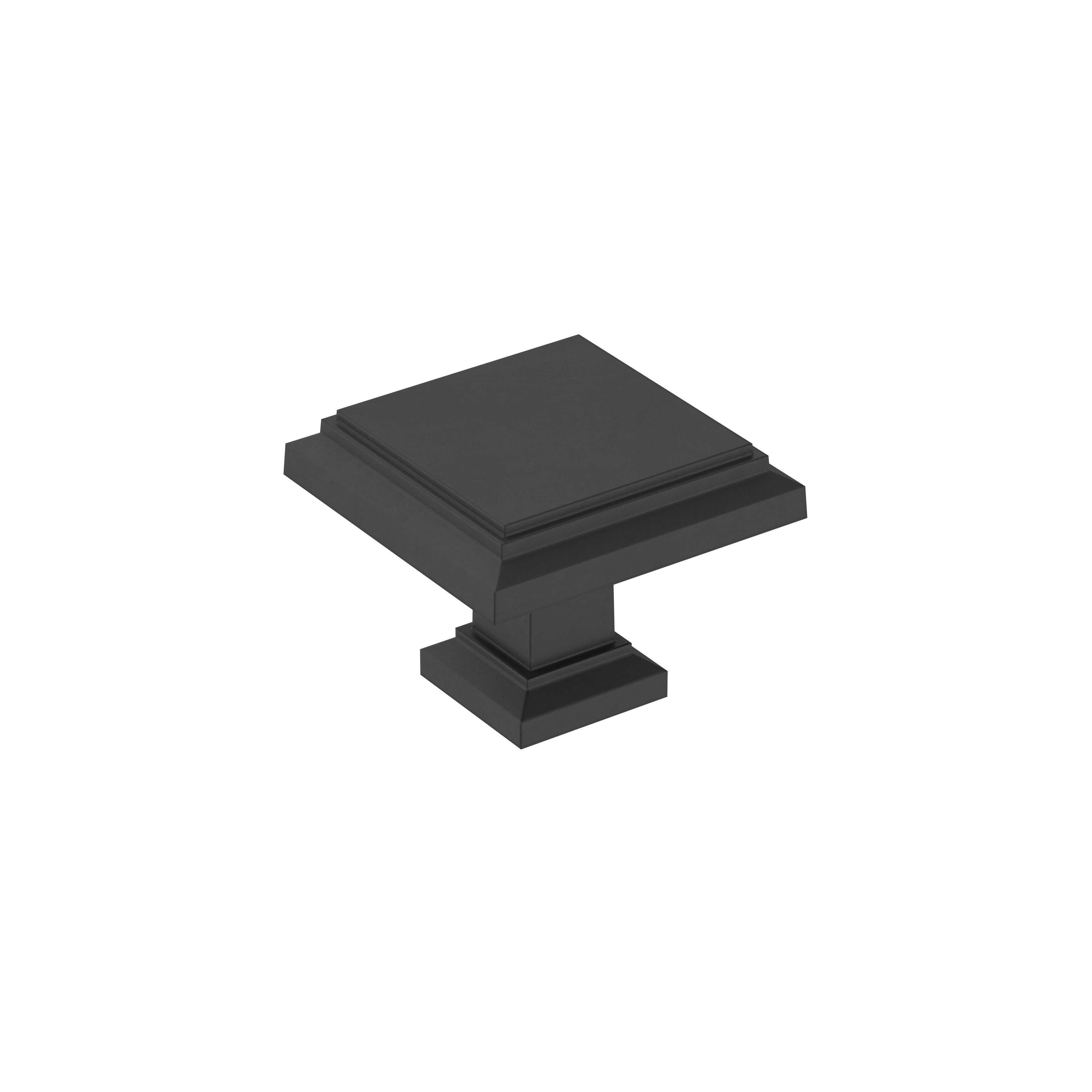Amerock Appoint Knob 1-1/4" Diameter, Matte Black