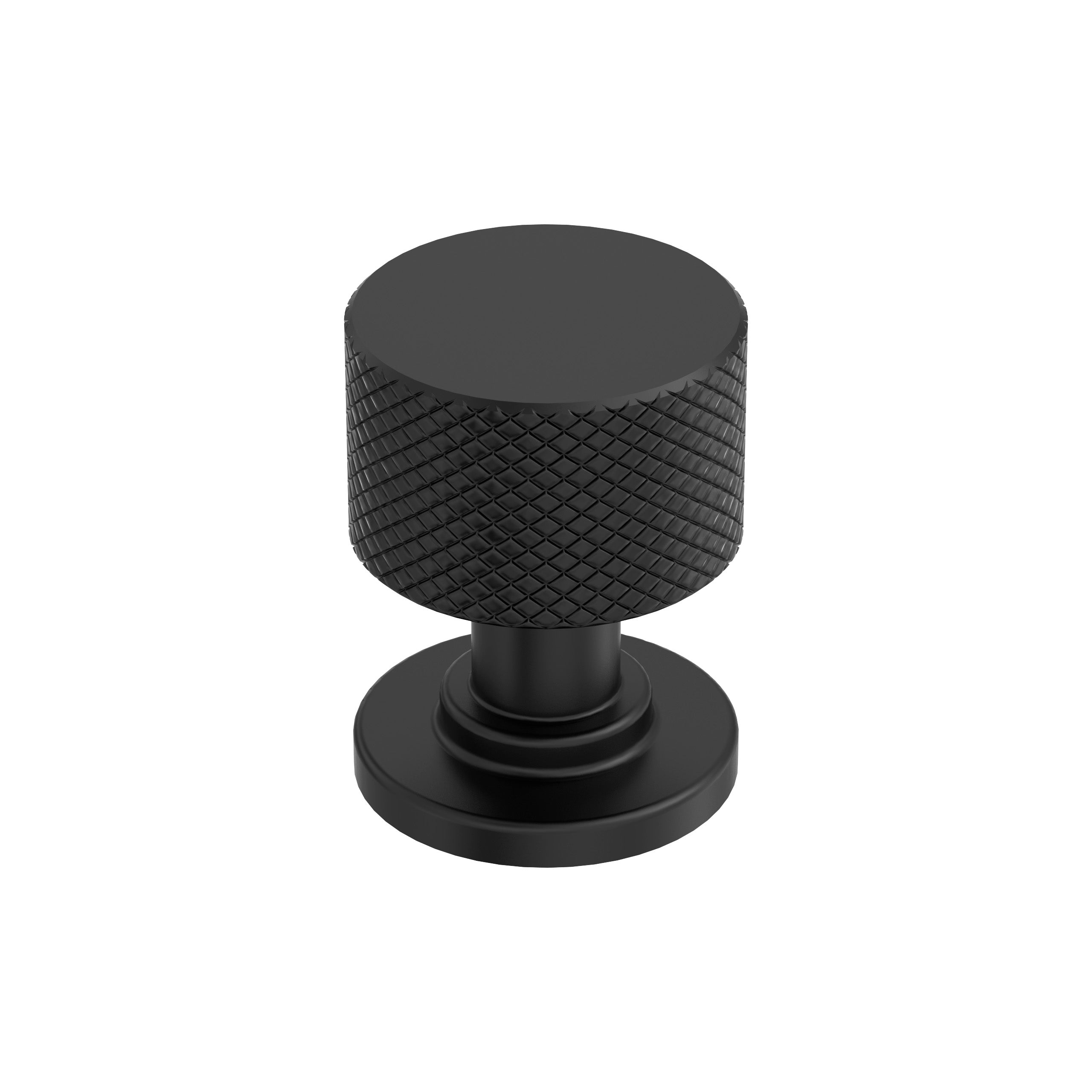 Amerock Balata Knob  Matte Black 1" Diameter