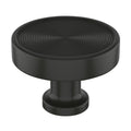 Amerock Dupont Circle Knob  Matte Black 1-3/4" Diameter