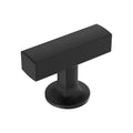 Amerock Everett Knob  Matte Black 1-3/4" Diameter