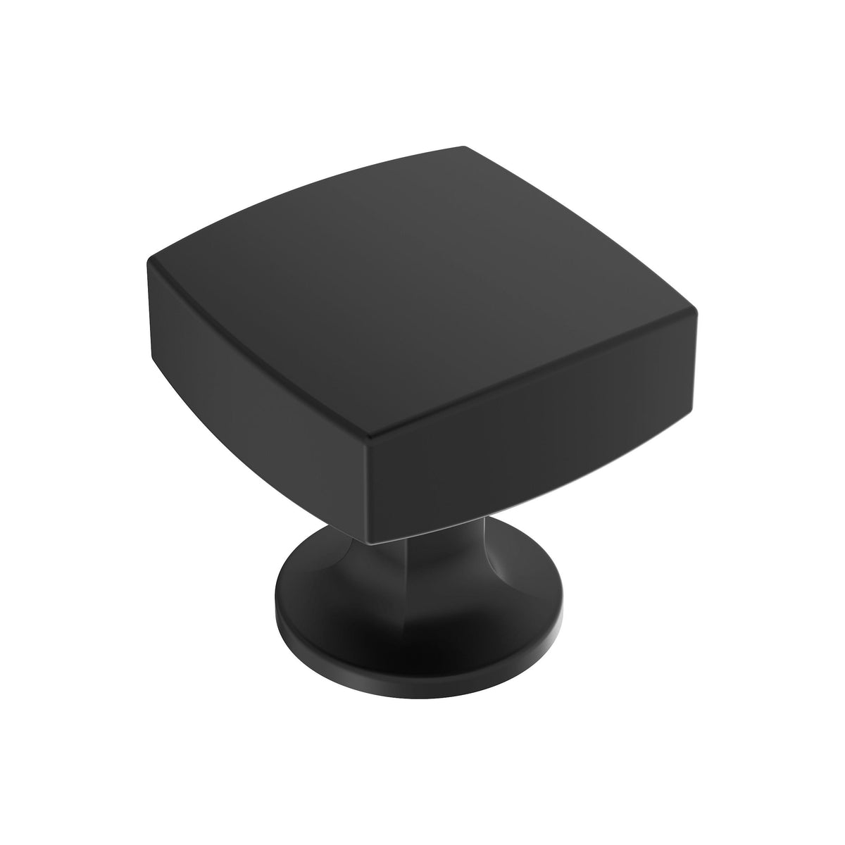 Amerock Everett Knob Matte Black 1-1/4" Diameter