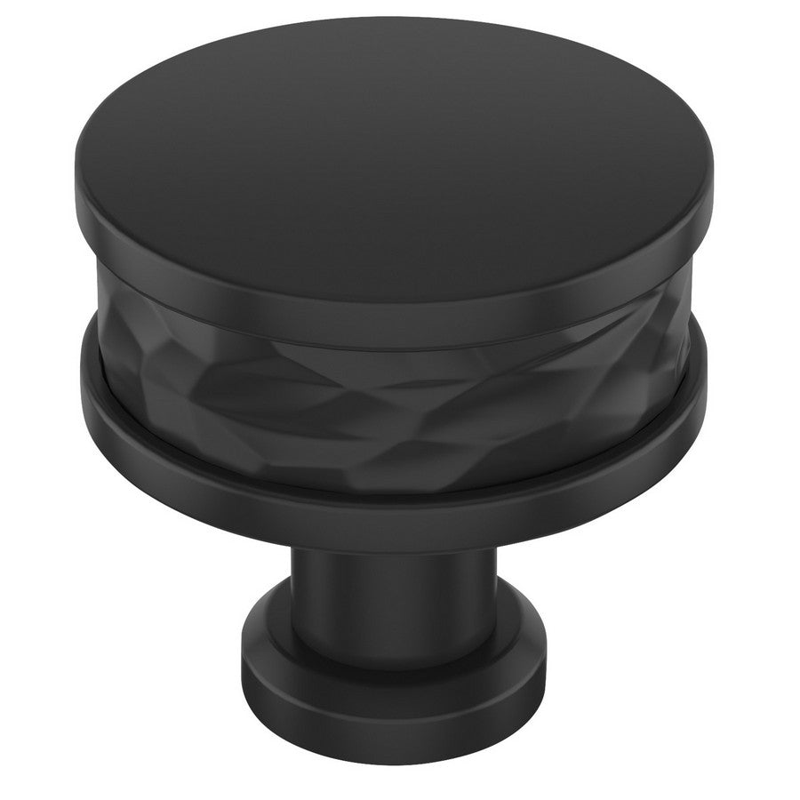 Amerock Fairfax Knob Matte Black 1-1/4" Diameter