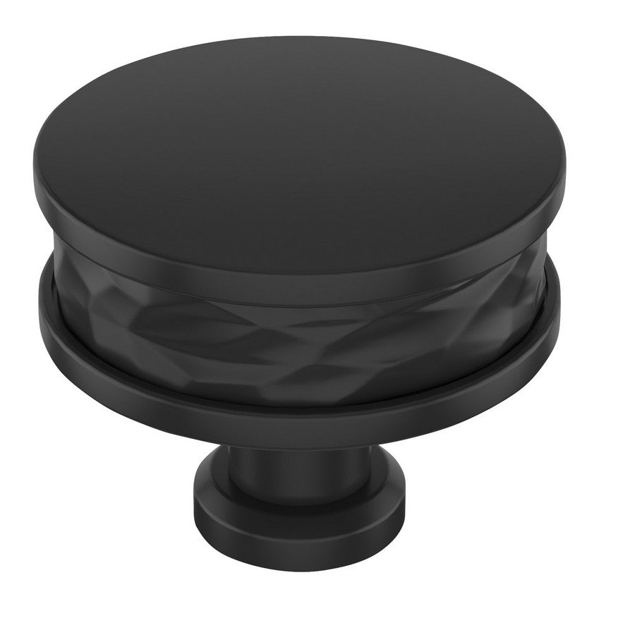 Amerock Fairfax Knob Matte Black 1-1/2" Diameter