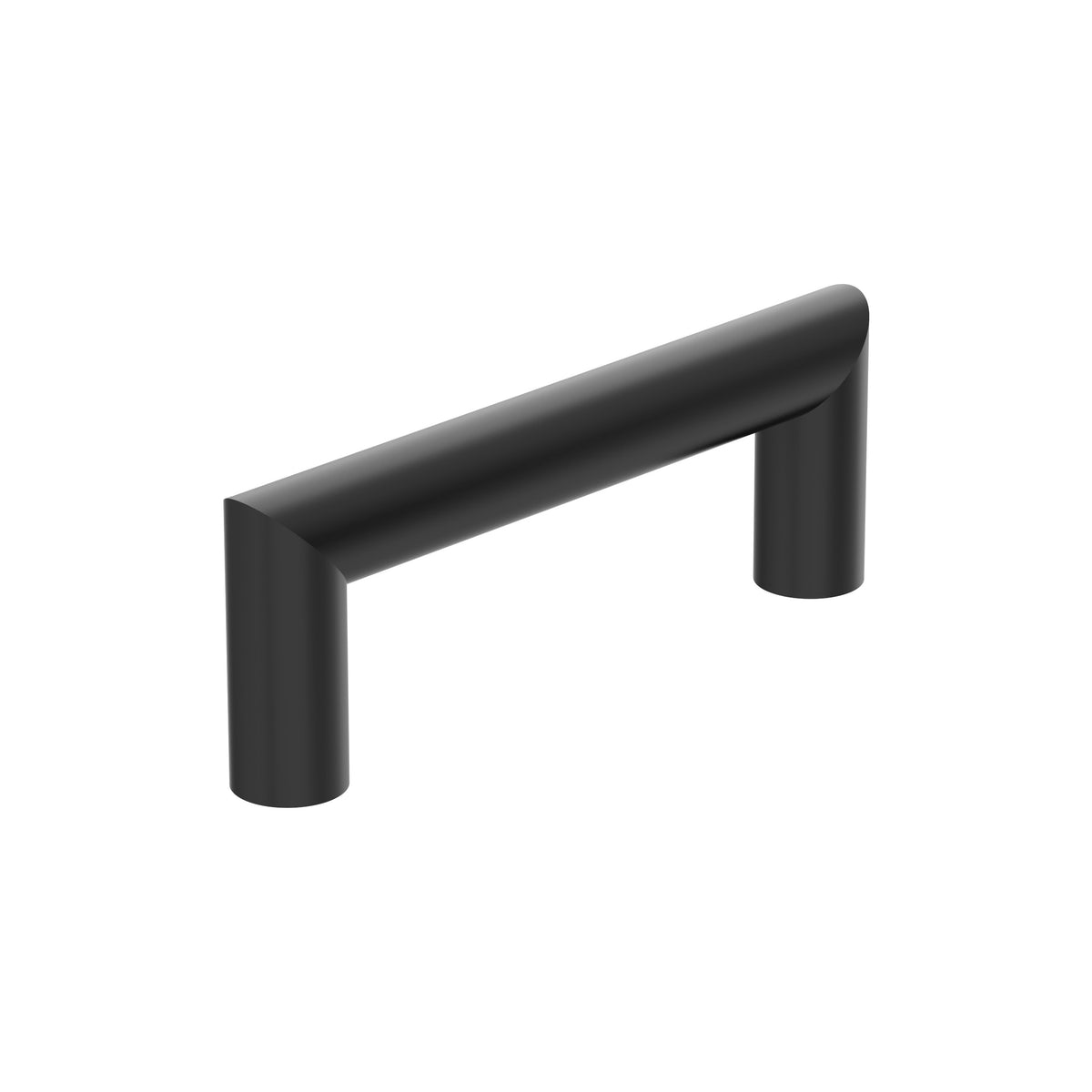 Amerock Revolve Pull Matte Black 3 in. Center-to-Center