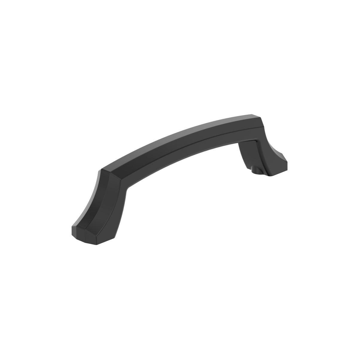 Amerock Bellamy Pull 3-3/4 in. Center-to-Center, Matte Black