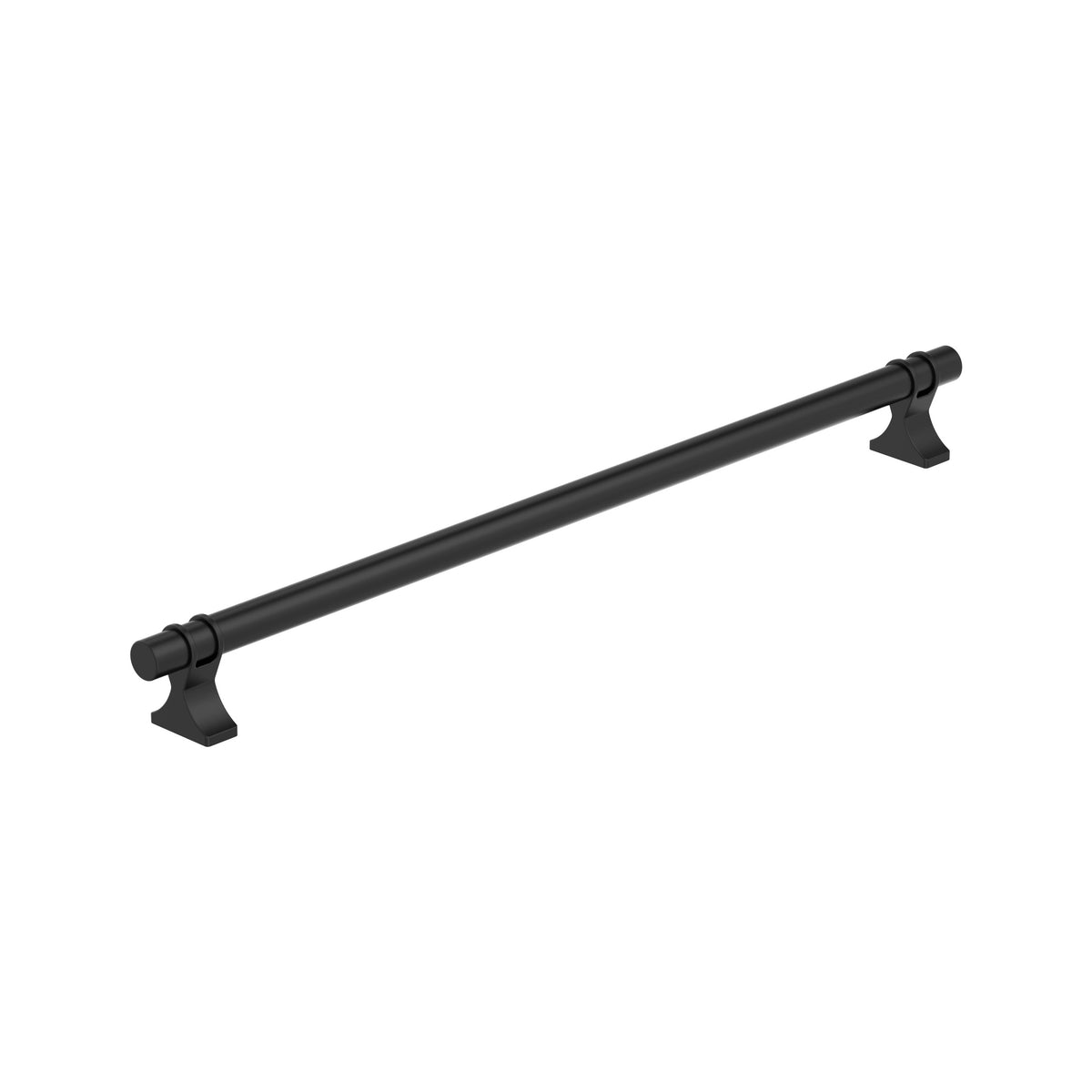 Amerock Davenport Pull Matte Black 12-5/8 in. Center-to-Center