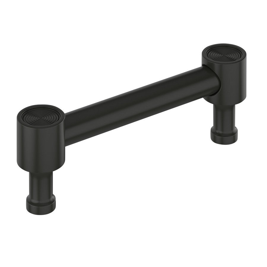 Amerock Dupont Circle Pull Matte Black 3-3/4 in. Center-to-Center