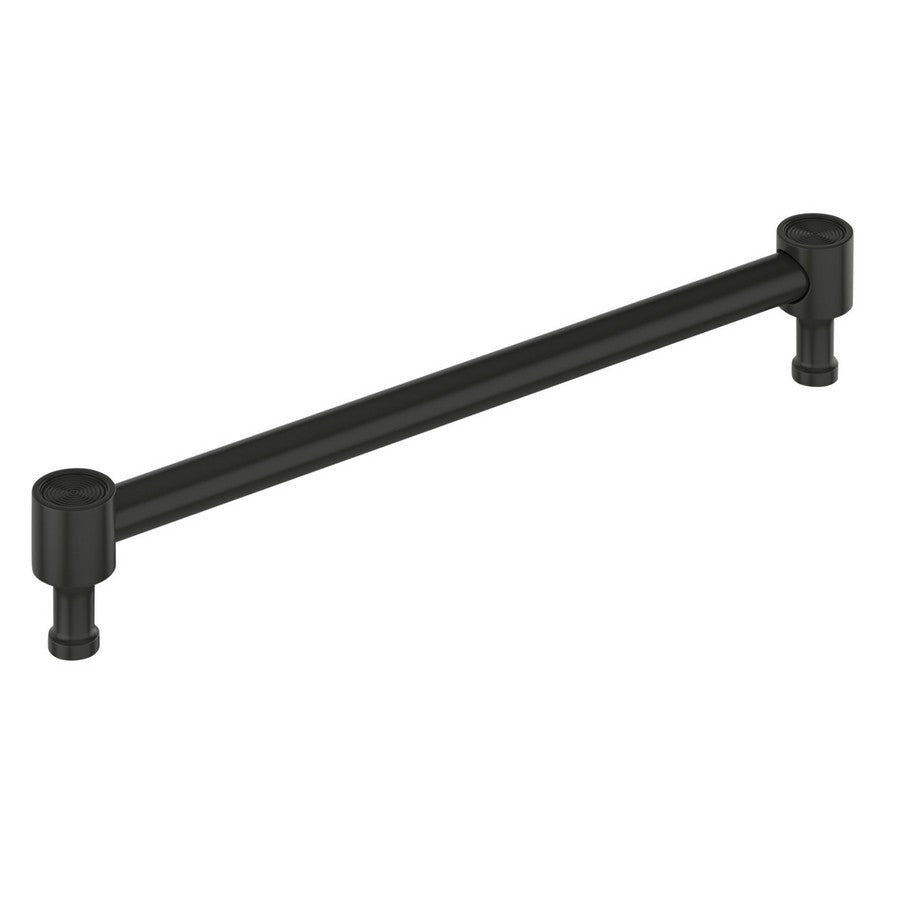 Amerock Dupont Circle Pull Matte Black 8-13/16 in. Center-to-Center