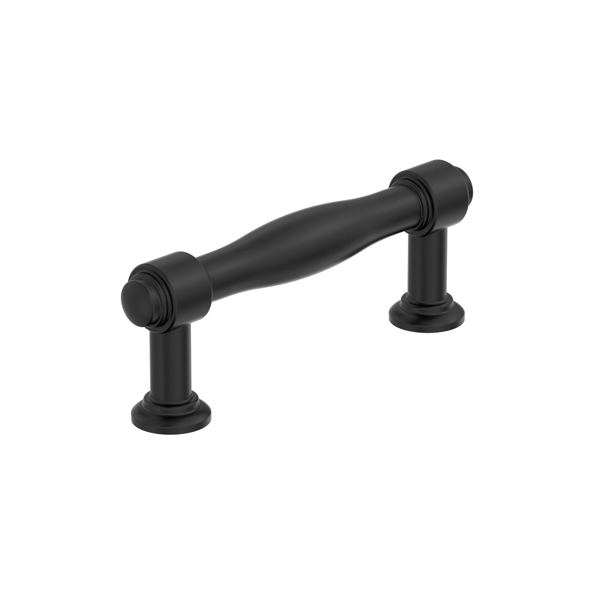 Amerock Enlivity Pull 3 in. Center-to-Center, Matte Black