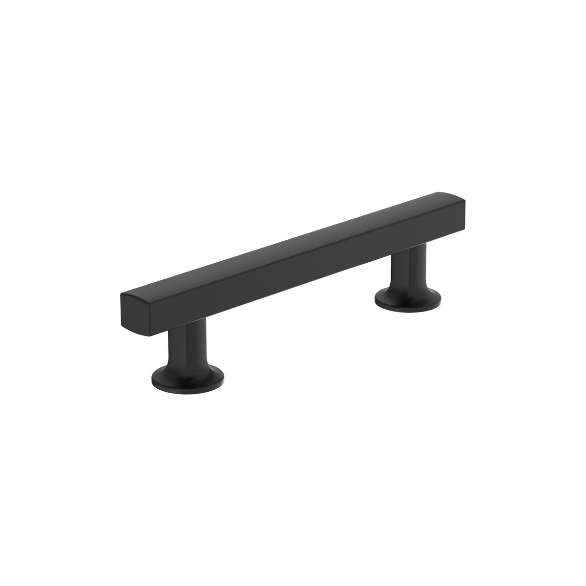 Amerock Everett Pull Matte Black 3-3/4 in. Center-to-Center
