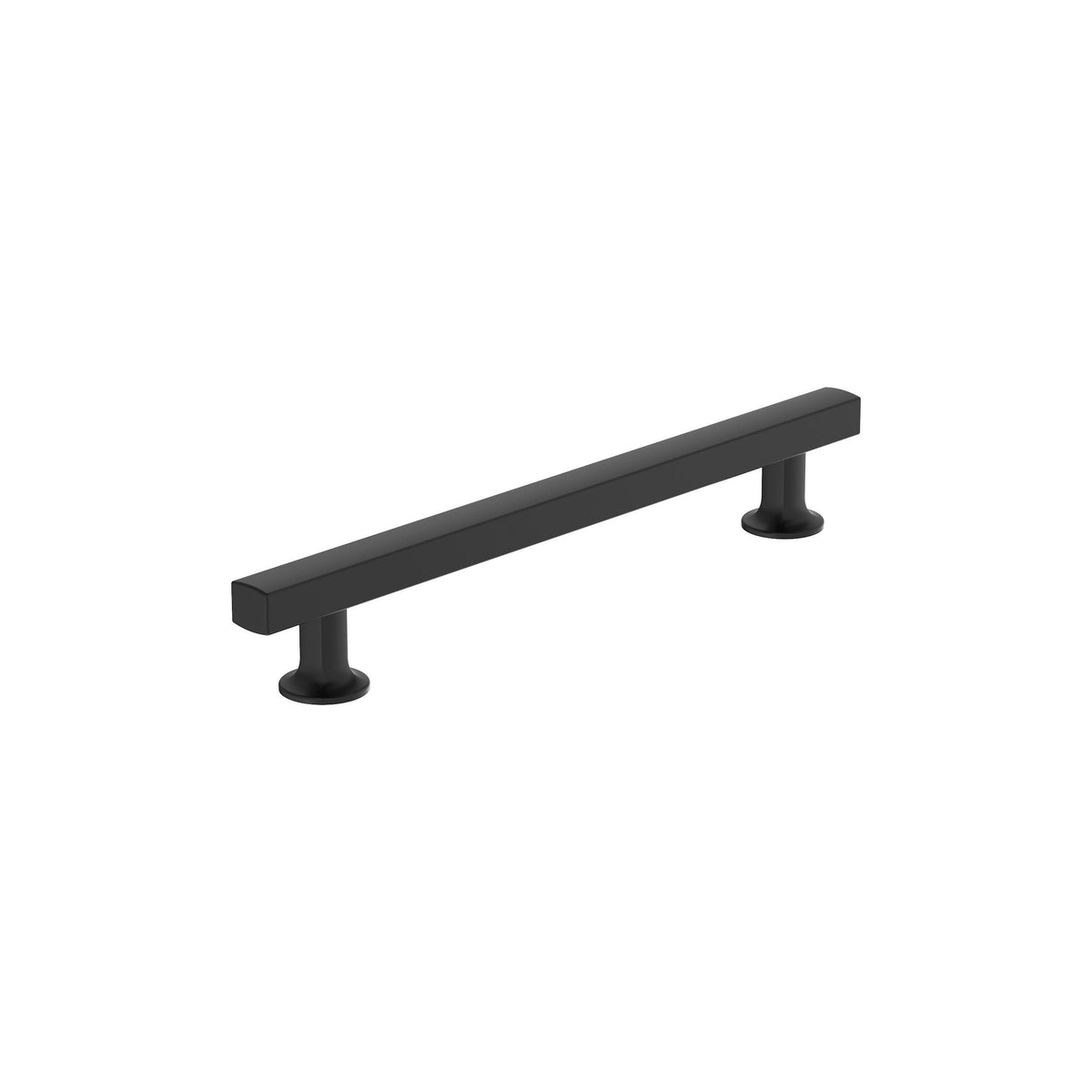 Amerock Everett Pull Matte Black 6-5/16 in. Center-to-Center