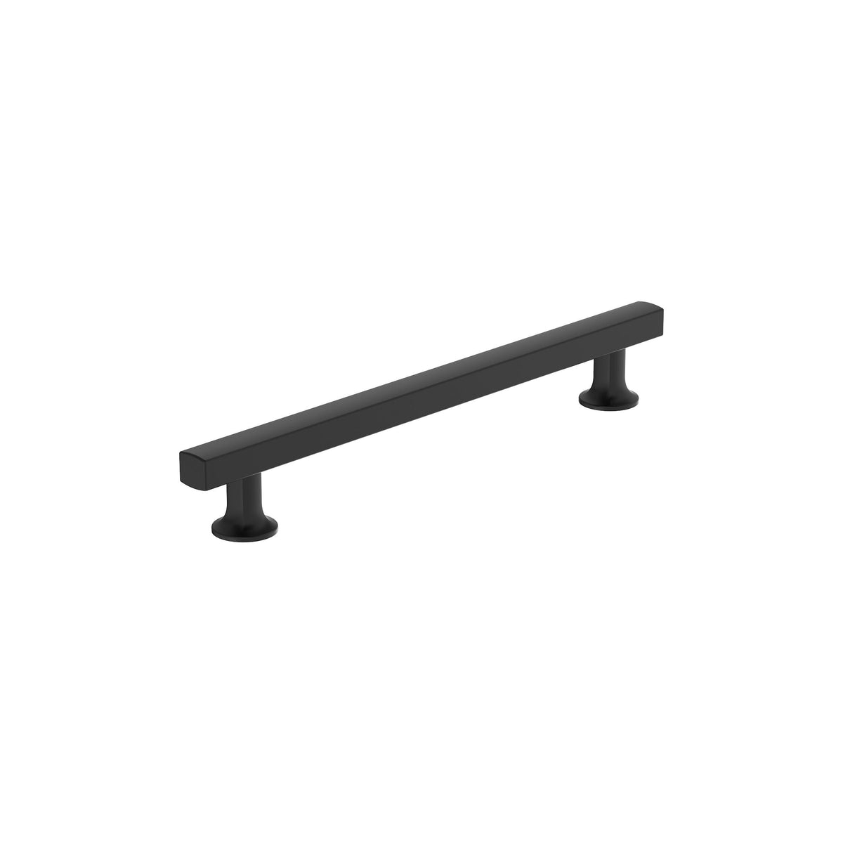 Amerock Everett Pull Matte Black 7-9/16 in. Center-to-Center