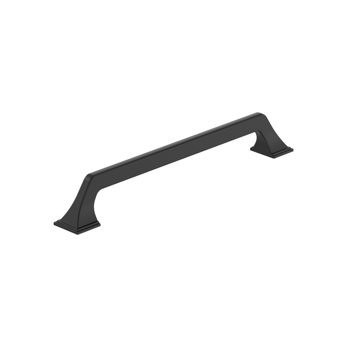 Amerock Exceed Pull Matte Black 7-9/16 in. Center-to-Center