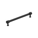 Amerock Faircrest Pull 8-13/16" Center To Center, Matte Black