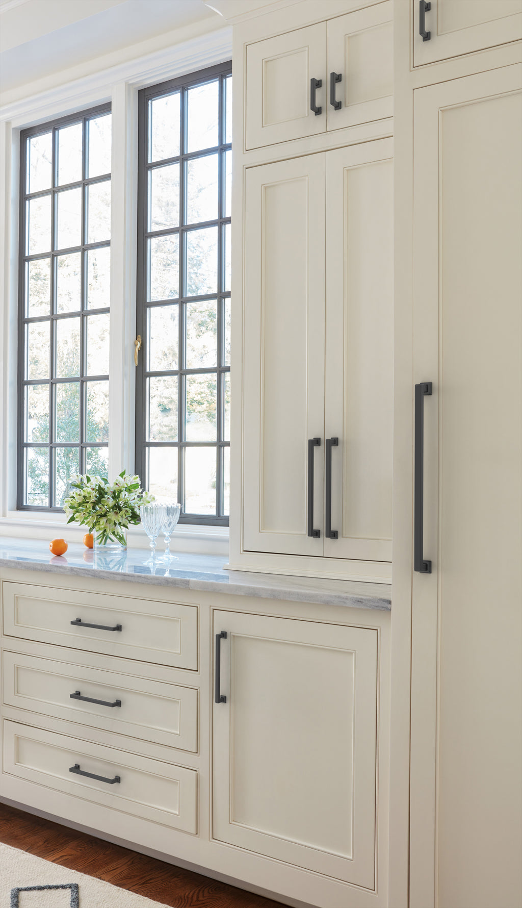 Amerock Lintel Pull  Matte Black 3" Center to Center