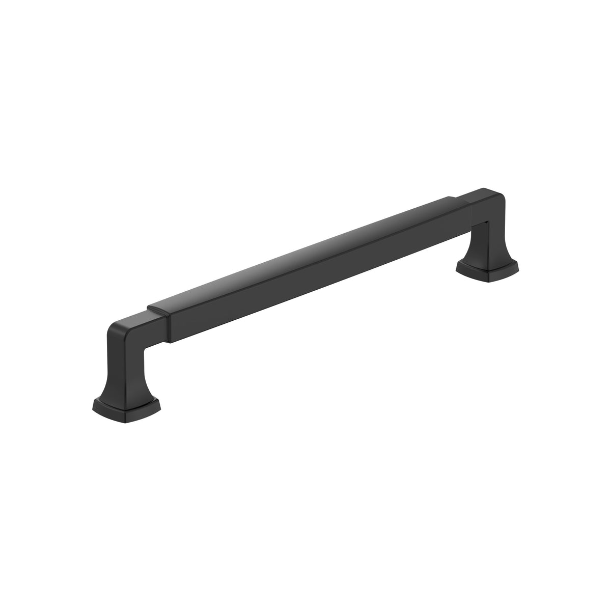 Amerock Stature Pull Matte Black 7-9/16 in. Center-to-Center