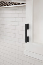 Amerock Status Pull Matte Black 3-3/4" Center to Center