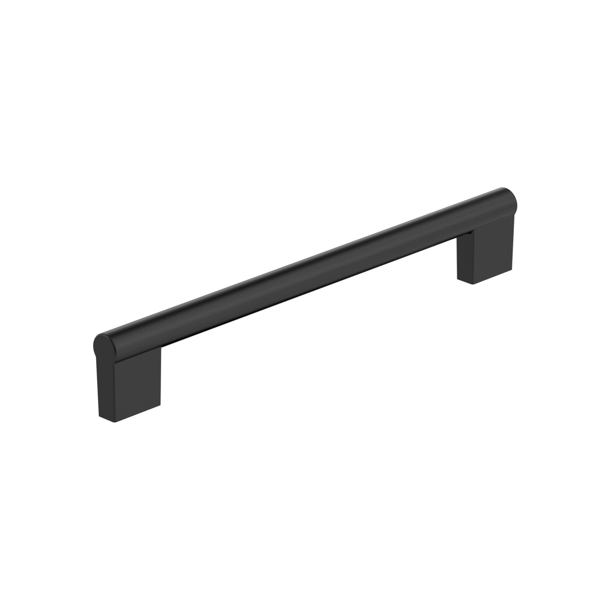 Amerock Versa Pull Matte Black 7-9/16 in. Center-to-Center, Mattee Black