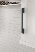 Amerock Angle Pull Matte Black 6-5/16" Center to Center