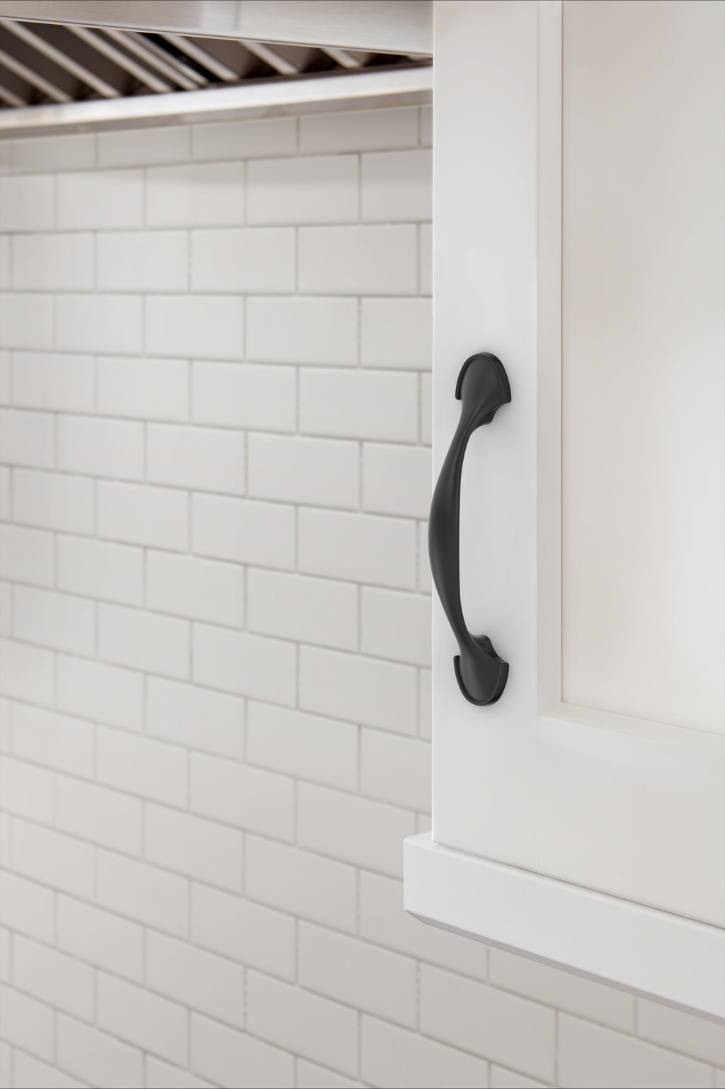 Amerock Fairfield Pull  Matte Black 3" Center to Center