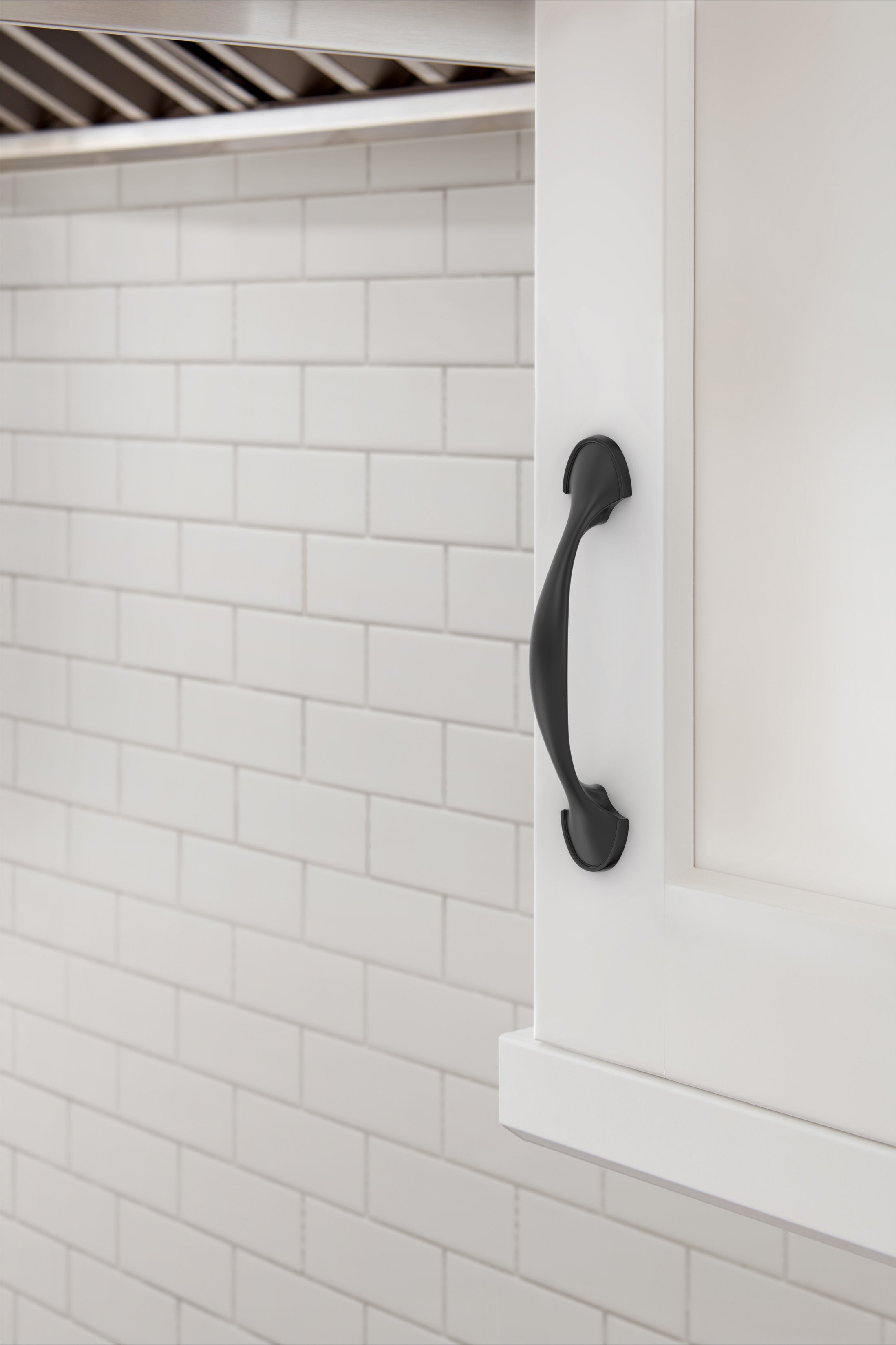 Amerock Fairfield Pull  Matte Black 3" Center to Center