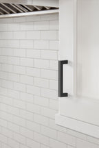 Amerock Monument Pull  Matte Black 3-3/4" Center to Center